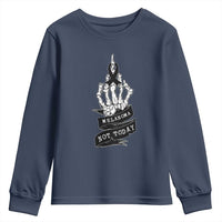Melanoma Fighter Not Today Youth Sweatshirt Skin Cancer Awareness Gift