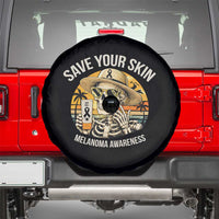 Funny Melanoma Cancer Awareness Graphic Spare Tire Cover Save Your Skin
