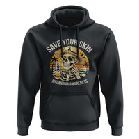 Funny Melanoma Cancer Awareness Graphic Hoodie Save Your Skin