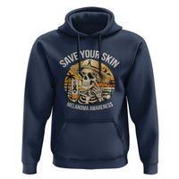 Funny Melanoma Cancer Awareness Graphic Hoodie Save Your Skin