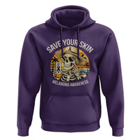 Funny Melanoma Cancer Awareness Graphic Hoodie Save Your Skin