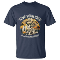 Funny Melanoma Cancer Awareness Graphic T Shirt Save Your Skin