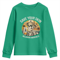 Funny Melanoma Cancer Awareness Graphic Youth Sweatshirt Save Your Skin
