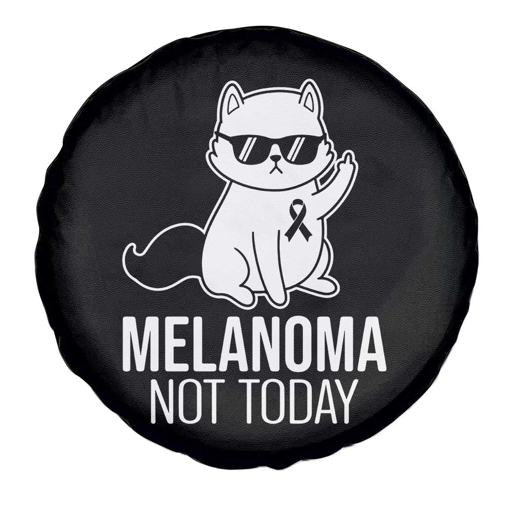 Melanoma Fighter Cat Spare Tire Cover Not Today Skin Cancer Awareness