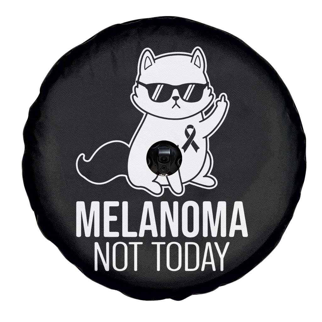 Melanoma Fighter Cat Spare Tire Cover Not Today Skin Cancer Awareness