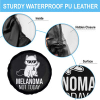Melanoma Fighter Cat Spare Tire Cover Not Today Skin Cancer Awareness