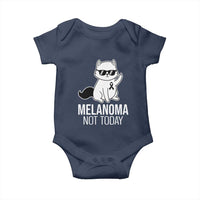 Melanoma Fighter Cat Baby Onesie Not Today Skin Cancer Awareness