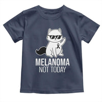 Melanoma Fighter Cat Toddler T Shirt Not Today Skin Cancer Awareness
