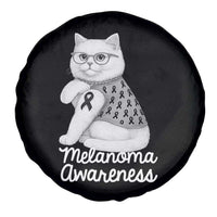 British Shorthair Skin Cancer Awareness Spare Tire Cover Melanoma Fighter Cat Gift