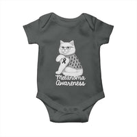 British Shorthair Skin Cancer Awareness Baby Onesie Melanoma Fighter Cat Gift