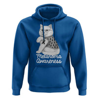 British Shorthair Skin Cancer Awareness Hoodie Melanoma Fighter Cat Gift