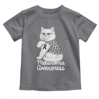 British Shorthair Skin Cancer Awareness Toddler T Shirt Melanoma Fighter Cat Gift
