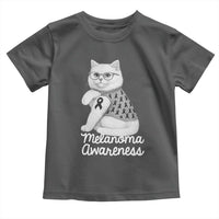 British Shorthair Skin Cancer Awareness Toddler T Shirt Melanoma Fighter Cat Gift