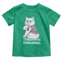 British Shorthair Skin Cancer Awareness Toddler T Shirt Melanoma Fighter Cat Gift