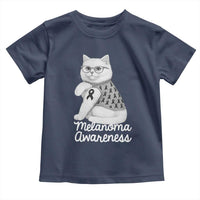 British Shorthair Skin Cancer Awareness Toddler T Shirt Melanoma Fighter Cat Gift