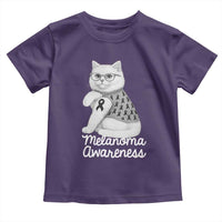 British Shorthair Skin Cancer Awareness Toddler T Shirt Melanoma Fighter Cat Gift