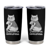 British Shorthair Skin Cancer Awareness Tumbler Cup Melanoma Fighter Cat Gift