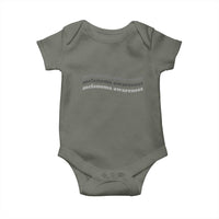 Melanoma Groovy Wavy Typography Baby Onesie Skin Cancer Warrior Gift