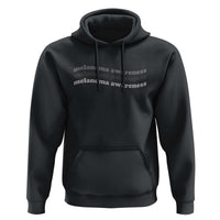 Melanoma Groovy Wavy Typography Hoodie Skin Cancer Warrior Gift
