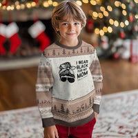 I Wear Black For My Mom Ugly Christmas Sweater Melanoma Awareness Family Gift
