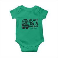 My Wife Is A Warrior Baby Onesie Melanoma Awareness Husband Gift