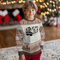 My Wife Is A Warrior Ugly Christmas Sweater Melanoma Awareness Husband Gift