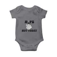 Melanoma Fighter Gift Baby Onesie Funny Skeleton Nope Not Today