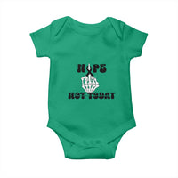 Melanoma Fighter Gift Baby Onesie Funny Skeleton Nope Not Today