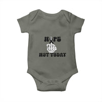 Melanoma Fighter Gift Baby Onesie Funny Skeleton Nope Not Today