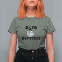 Melanoma Fighter Gift T Shirt For Women Funny Skeleton Nope Not Today