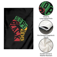 First Fathers Day Black Dad Garden Flag New Dad Gift