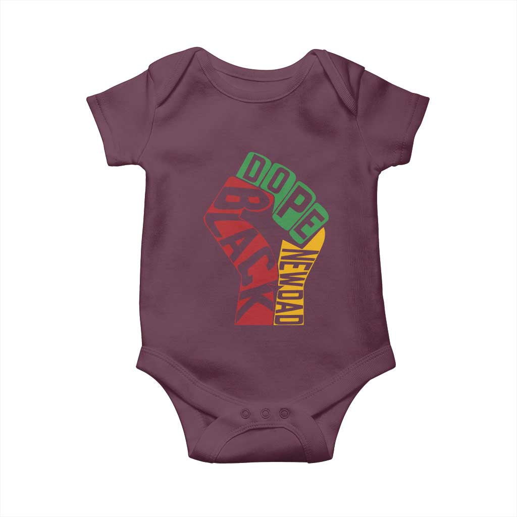 First Fathers Day Black Dad Baby Onesie New Dad Gift