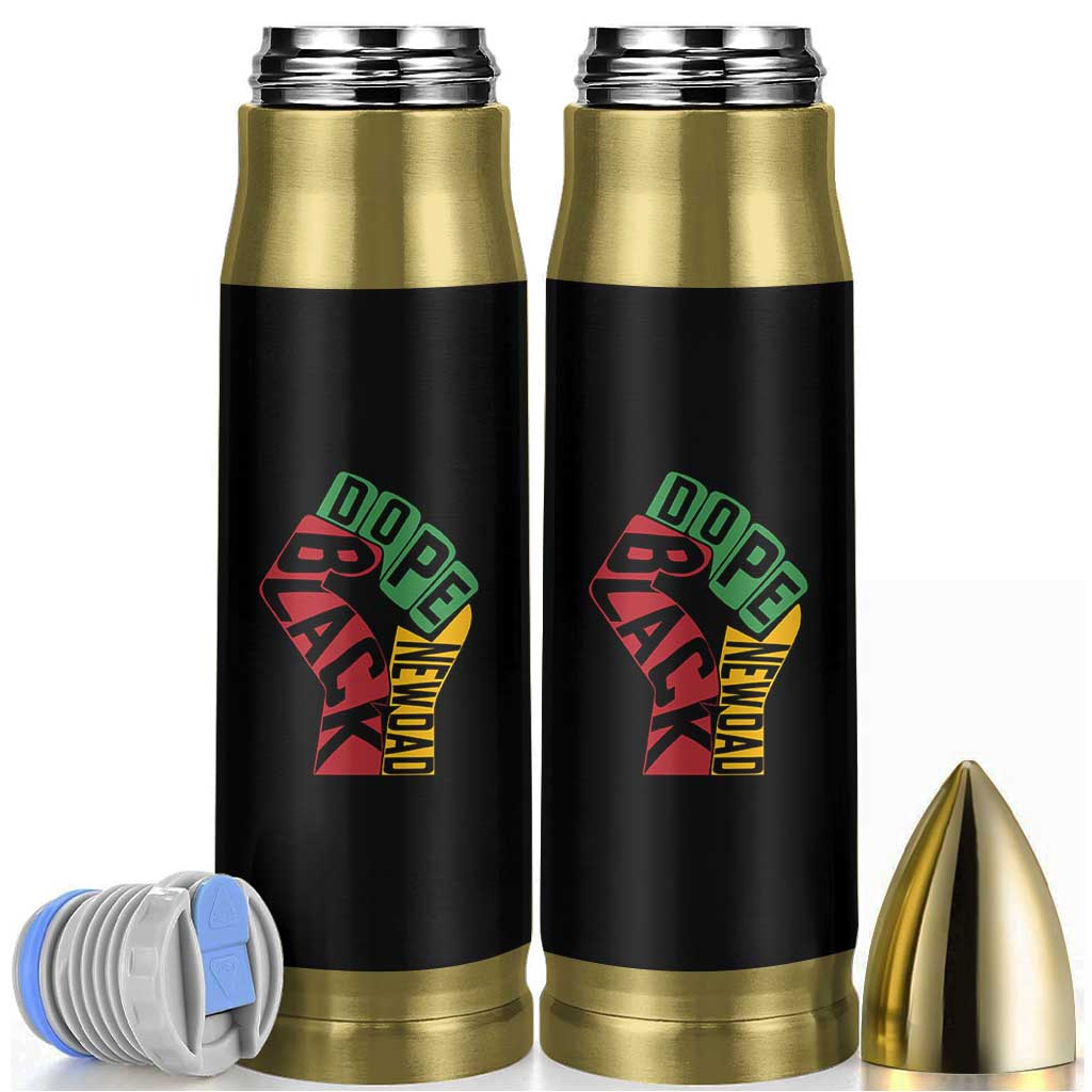 First Fathers Day Black Dad Bullet Tumbler New Dad Gift