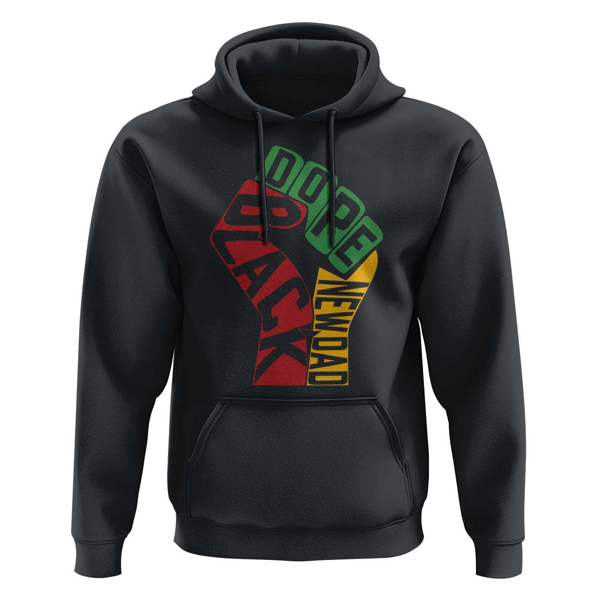 First Fathers Day Black Dad Hoodie New Dad Gift