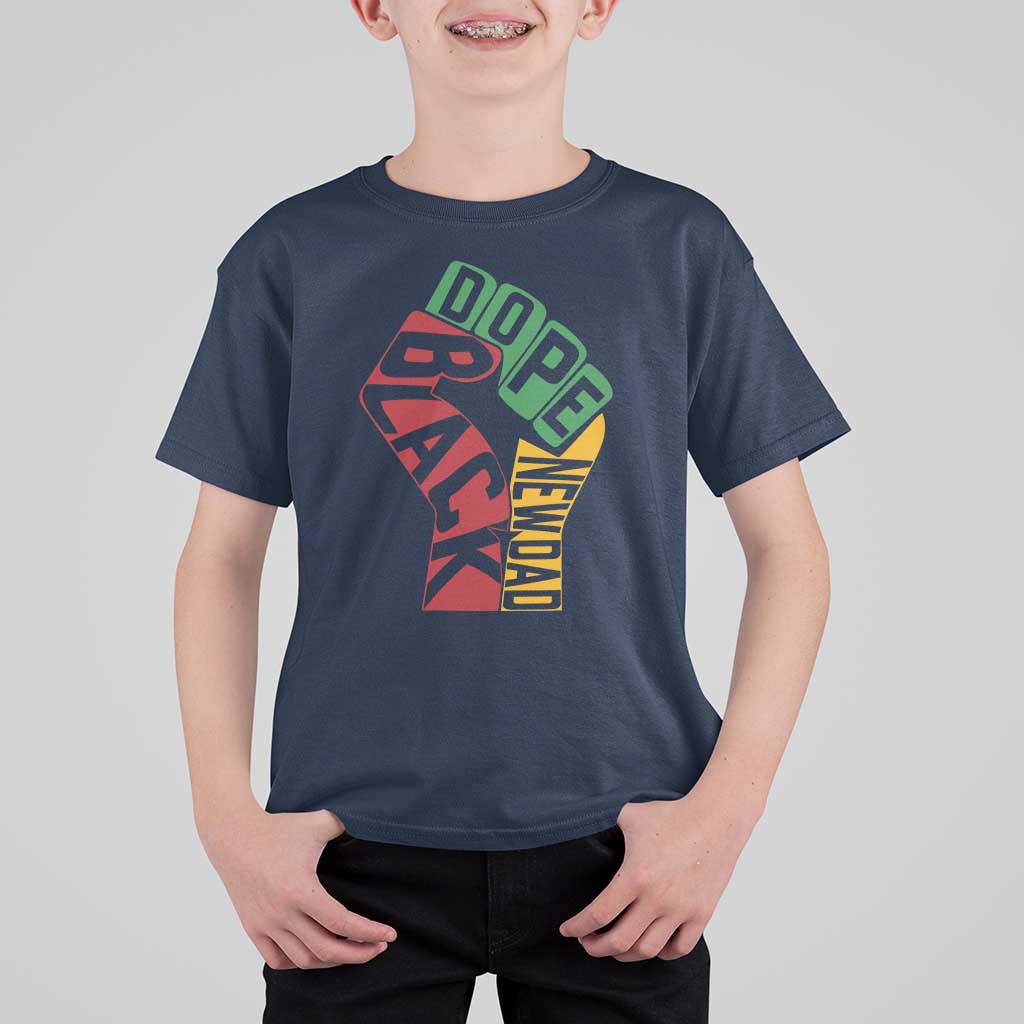 First Fathers Day Black Dad T Shirt For Kid New Dad Gift