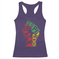 First Fathers Day Black Dad Racerback Tank Top New Dad Gift