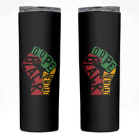 First Fathers Day Black Dad Skinny Tumbler New Dad Gift