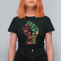 First Fathers Day Black Dad T Shirt For Women New Dad Gift