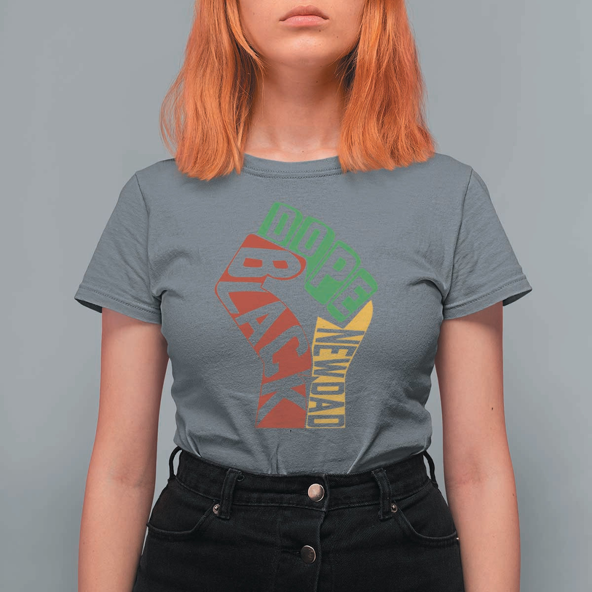 First Fathers Day Black Dad T Shirt For Women New Dad Gift
