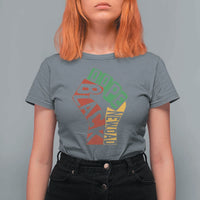 First Fathers Day Black Dad T Shirt For Women New Dad Gift