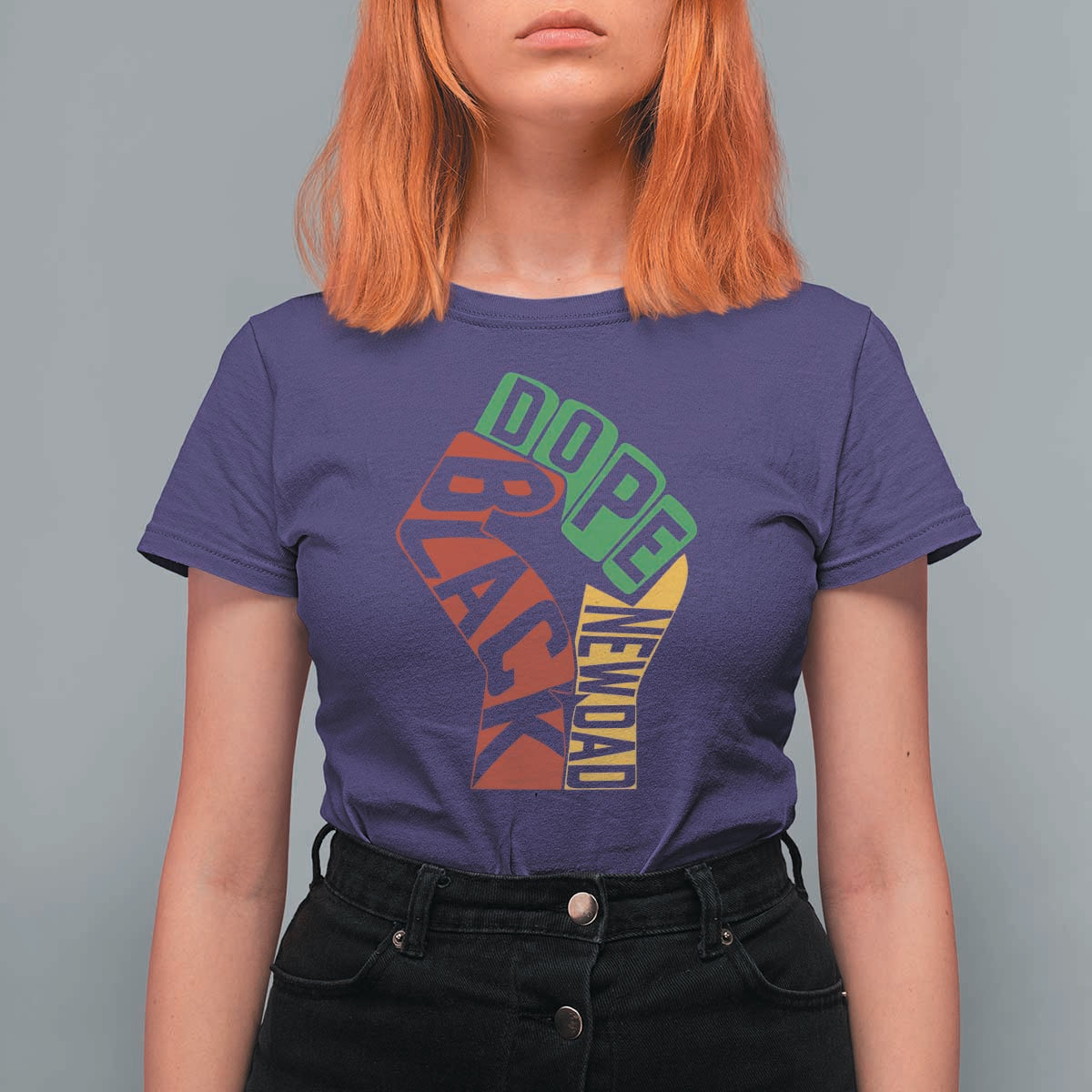 First Fathers Day Black Dad T Shirt For Women New Dad Gift