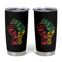 First Fathers Day Black Dad Tumbler Cup New Dad Gift