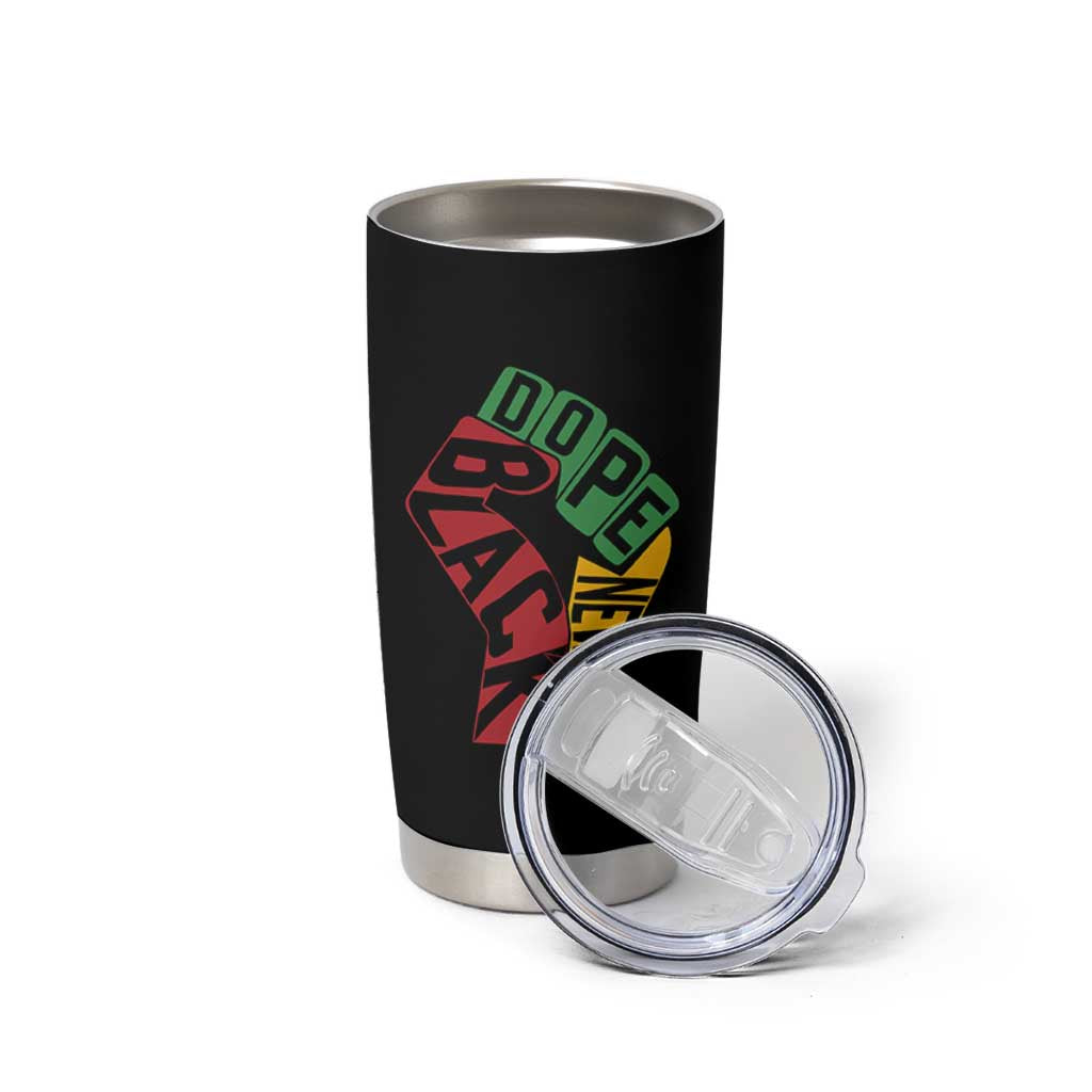 First Fathers Day Black Dad Tumbler Cup New Dad Gift