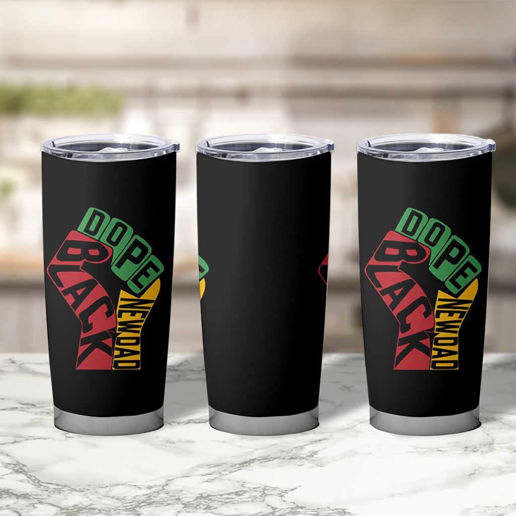 First Fathers Day Black Dad Tumbler Cup New Dad Gift