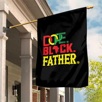Dope Black Father Garden Flag Proud Black Father Gift
