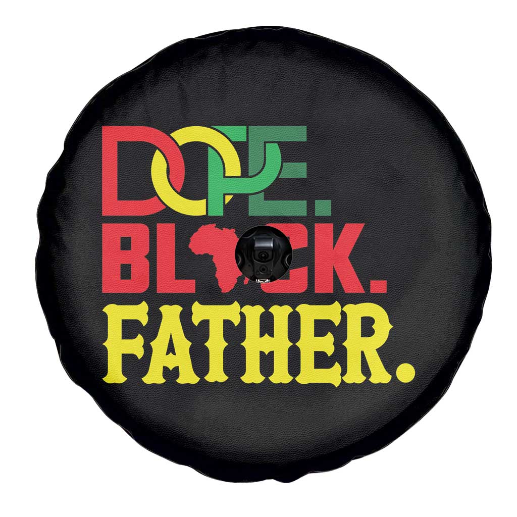 Dope Black Father Spare Tire Cover Proud Black Father Gift