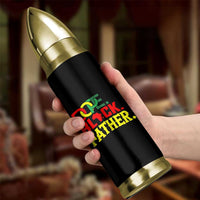 Dope Black Father Bullet Tumbler Proud Black Father Gift