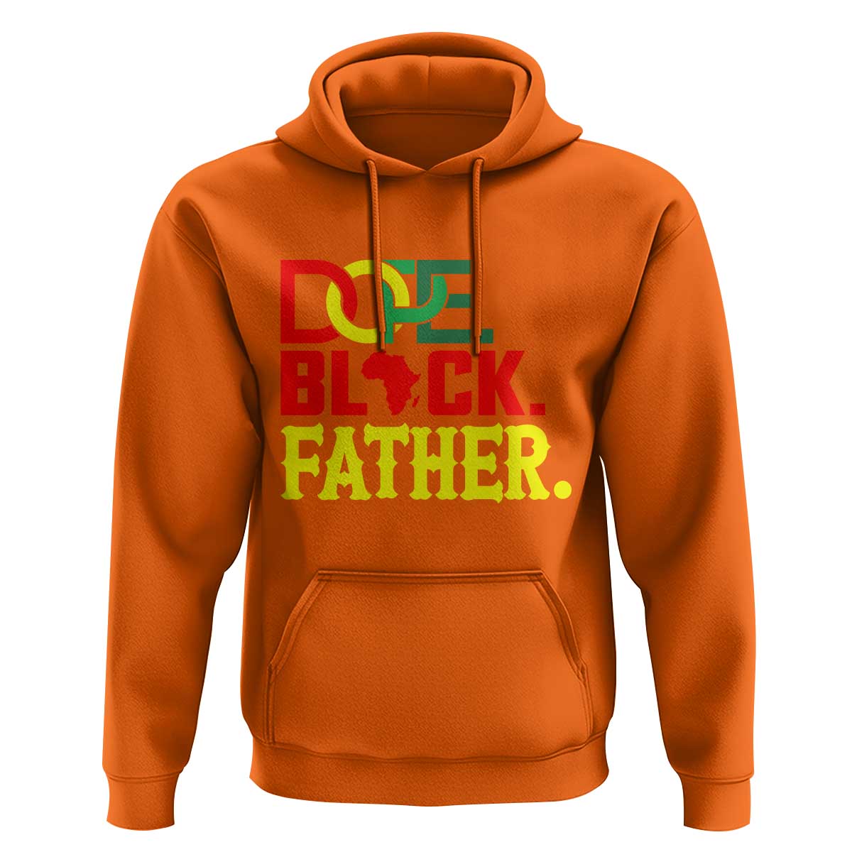 Dope Black Father Hoodie Proud Black Father Gift