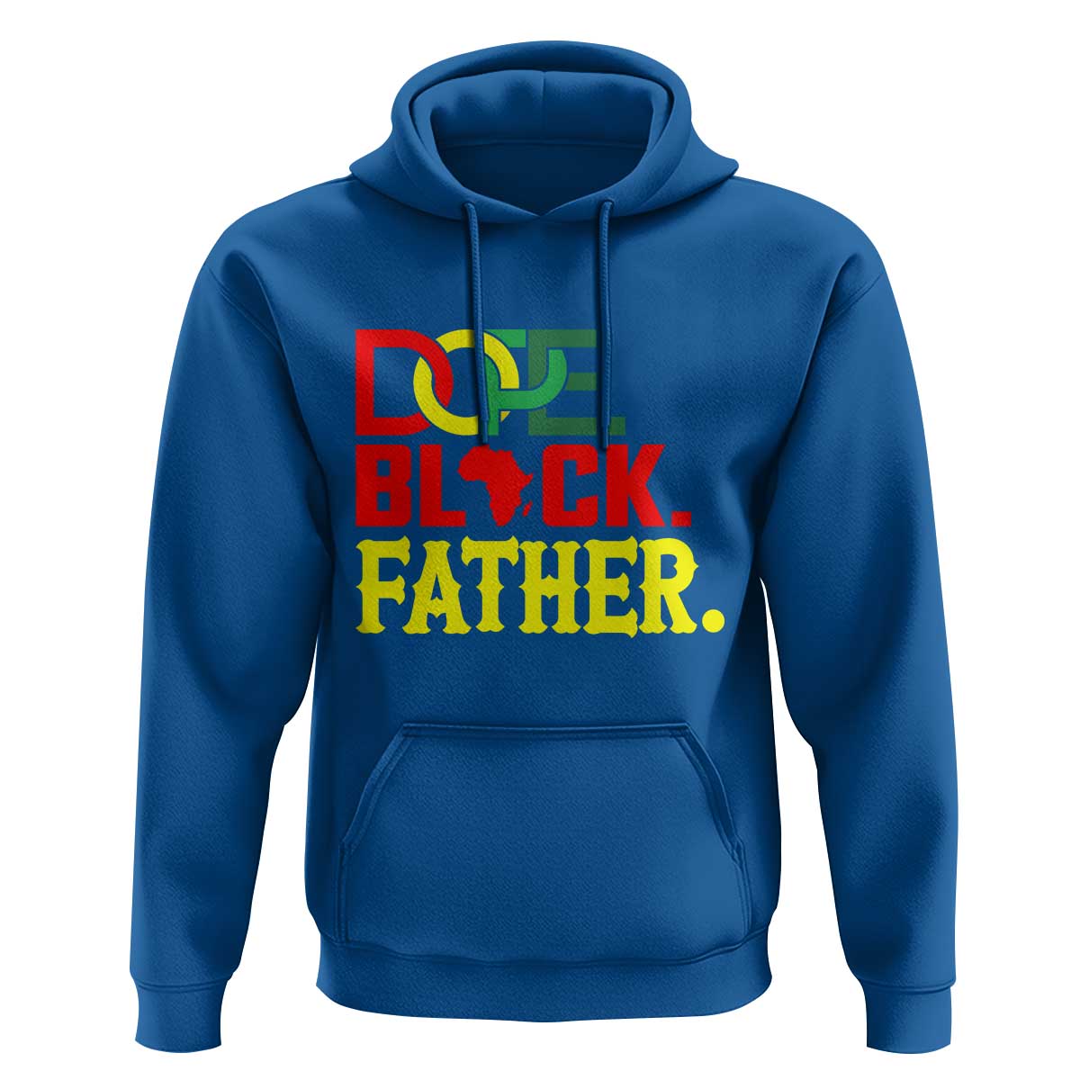 Dope Black Father Hoodie Proud Black Father Gift