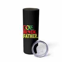 Dope Black Father Skinny Tumbler Proud Black Father Gift